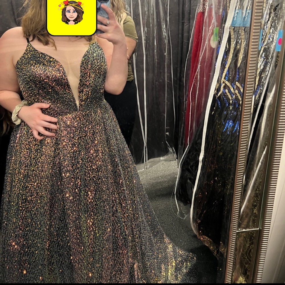 Sparkling Multicolor Gown